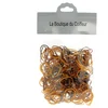 Image de La Boutique du Coiffeur - Mini élastiques silicone marrons
