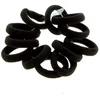 Image de La Boutique du Coiffeur - Petits élastiques mousse noirs