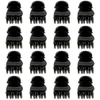 Image de La Boutique du Coiffeur - Mini pinces croco noires 1.5 cm