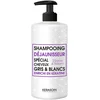 Image de Kerasoin Professionnel - Shampooing déjaunisseur pour cheveux gris et blancs 1000ml