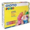 Image de Giotto Pongo Pâte À Modeler 450 G Noir, Bleu, Marron, Cyan, Vert, Gris, Orange, Rose, Rouge, Blanc, Jaune 12 Pièce(s)
