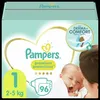 Image de Pampers Premium Protection New Baby Taille 1 (Nouveau-Né) 2-5 kg 96 Couches - Jumbo Pack