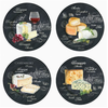 Image de Coffret 4 Assiettes À Fromage 19 Cm - Easy Life - - Matériel Professionnel > Cuisine Et Alimentation > Assiettes
