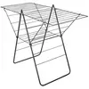 Image de Étendoir Metaltex Rotterdam 25 M Pliable 134x58x98 Cm Noir Acier Plastifié