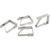 Image de Lot de 4 pinces nappe en inox