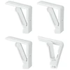 Image de Set de 4 pinces nappe Blanc, Metaltex - Bastide Diffusion
