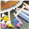 Image de Bougies Anniversaire Métaltex 24 Avec 12 Supports Coloris Assortis 6 Cm