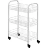 Image de Metaltex Chariot de cuisine avec 3 paniers Siena Blanc