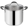 Image de Marmite inox 24 cm Tempra avec couvercle, Lagostina - LAGOSTINA