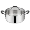 Image de Sauteuse inox 26 cm Tempra avec couvercle, Lagostina - LAGOSTINA