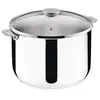 Image de Marmite Inox 24cm + Couvercle En Verre Lagostina 012138020524