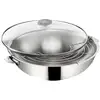 Image de Wok 30cm Avec Couvercle En Verre Lagostina 12138042230