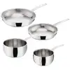 Image de Batterie De Cuisine Lagostina La Prima 4 Pièces Inox Argent