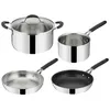 Image de Batterie de cuisine Lagostina SET 5 PIECES INOX ESPERTA INDUCTION 012909600005