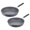 Image de Set de poêles - LAGOSTINA - TEMPRA MINERAL - Aluminium Mineralis antiadhésif - Tous feux induction - 24/28 cm