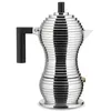 Image de Cafetière expresso - Alessi - MDL02-1 B Pulcina - Acier-Noir - 1 tasse - 7 cl
