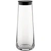 Image de Alessi Eugenia Nf09/3100 Caraffa Con Tappo In Silicone, Vetro Cristallino, 110 Cl
