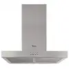 Image de Whirlpool - hotte décorative murale 60cm 432m³/h inox akr5583ix -
