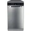 Image de Lave-vaisselle pose libre étroit - WHIRLPOOL - 45 cm - Porte en acier inoxydable - Corps gris - Power Clean