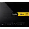 Image de Whirlpool Wf S5060 Cpbf Noir Intégré 59 Cm Céramique 4 Zone(s)