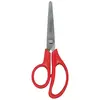 Image de Arda Fa1206 Ciseaux À Bouts Ronds Universel Découpe De Forme Rouge, Acier Inoxydable