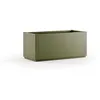 Image de STEFANPLAST Bac à fleurs/Jardinière ETHICA rectangulaire 80 cm - 100x43x35 cm - Vert