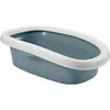 Image de Bac à litière - ZOLUX - 58 x 39 x 19 cm - Bleu acier - Rebord anti-projection - Pour chat