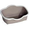 Image de Bac à litière - Smart - Taupe - Large rebord anti-projection - Facile à nettoyer