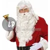 Image de Déguisement - Barbe perruque et sourcils du père noël luxe adulte - Intérieur - Blanc - Homme