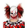 Image de Masque Clown Méchant avec Cheveux - MISTER FIESTA - Halloween - Adulte - Rouge