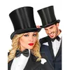 Image de Chapeau luxe haut de forme satin adulte