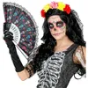 Image de Eventail en tissu Dia de los Muertos