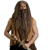 Image de Kit de déguisement barbare - WIDMANN - Perruque et barbe marron pour homme - Intérieur