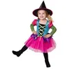 Image de Déguisement - GENERIQUE - Sorcière Halloween - Robe multicolore - Fille - 3 à 14 ans