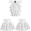 Image de Widmann - Jabot En Dentelle Avec 2 Manchettes - Taille Unique