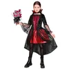 Image de Costume - WIDMANN - Costume de vampire élégant - Multicolore - Polyester - Pour filles de 6 à 14 ans