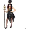 Image de Déguisement - WIDMANN - Costume de sorcière vaudou - Multicolore - Femme - Inclus robe et chapeau