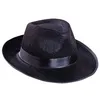 Image de Chapeau Gangster Noir - WIDMANN - Déguisement - Adulte - Feutrine - Noir