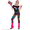Image de Costume des années 80 - T.L - Tshirt guêtres legging bandeau 2 bracelets