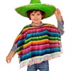 Image de Widmann - Costume Enfant Mexicain, Poncho, Carnaval, Fête À Thème - Taille Unique
