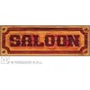 Image de Affiche - Saloon - Décoration murale - Papier cartonné - 77x26 cm - Thème Western
