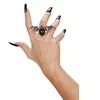Image de Bague gothique chauve-souris WIDMANN - Halloween adulte horreur - Noir