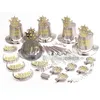 Image de Kit fête - SMIFFYS - Bonne Année argent - 10 personnes - 30 accessoires - chapeaux et trompettes
