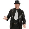 Image de Cravate - WIDMANN - Large - Argentée - Paillettes - Mixte