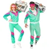 Image de Déguisement - WIDMANN - Années 80 - Veste et Pantalon - Multicolore - Adulte XL