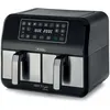 Image de Ariete 4624/00 Double 8 L 1700 W Friteuse D'air Chaud Noir, Argent