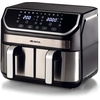 Image de Ariete 4625/00 Double 9 L Autonome 2100 W Friteuse D’air Chaud Noir, Argent