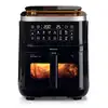 Image de Ariete 4636 friteuse à air avec fonction vapeur grill, 1700w, fonction séchage, 10 fonctions de cuisson, panier transparent, minuterie, éclairage intérieur, noir