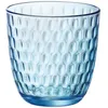 Image de Set De Verres Bormioli Rocco Slot Bleu 6 Unités Avec Relief Verre 290 Ml