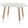 Image de SLIDE table basse TARTA LOW TABLE (Blanc brillant - polyuréthane et bois de hêtre)